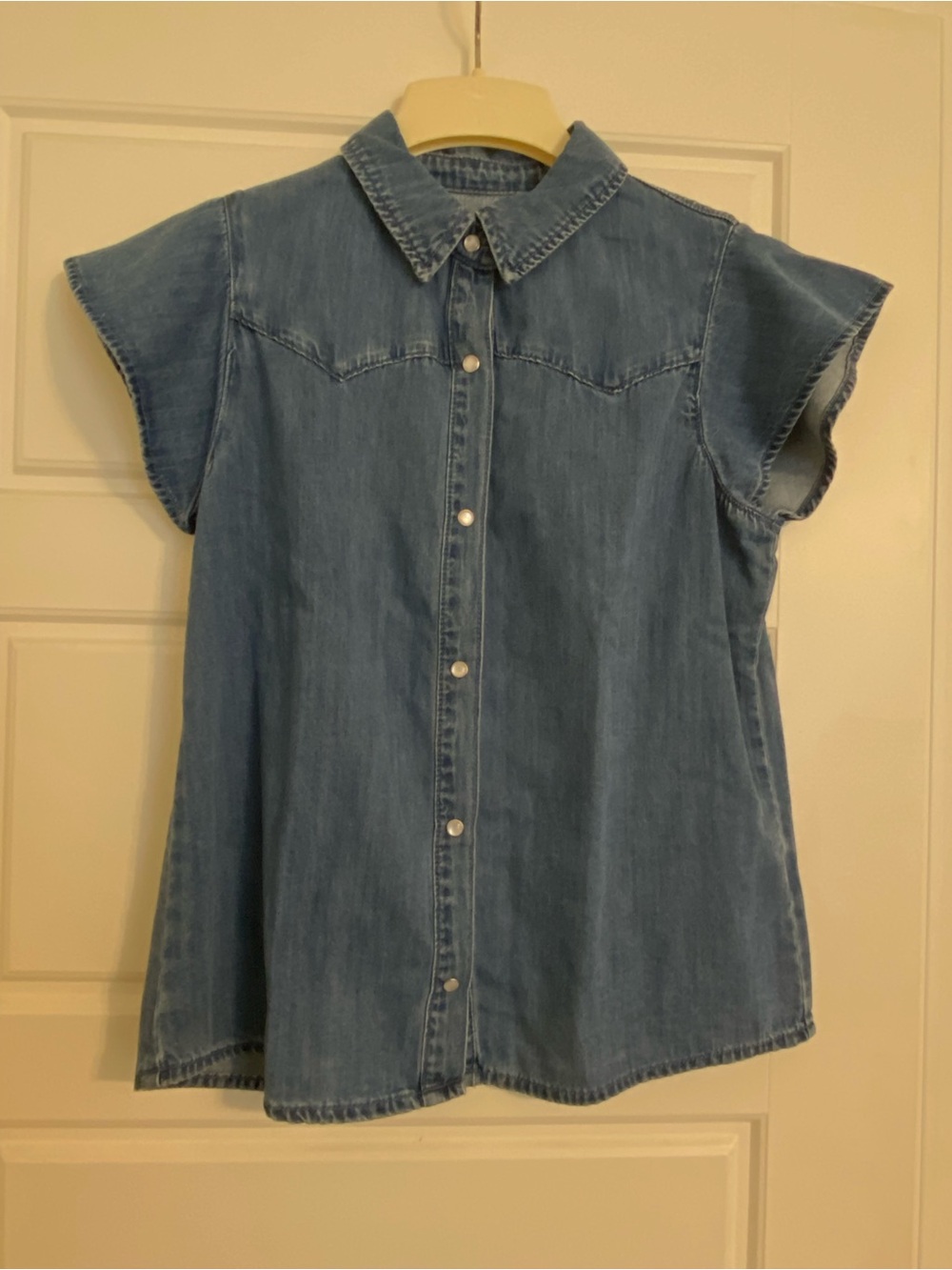 Women’s Denim Button-Front Shirt - Blue